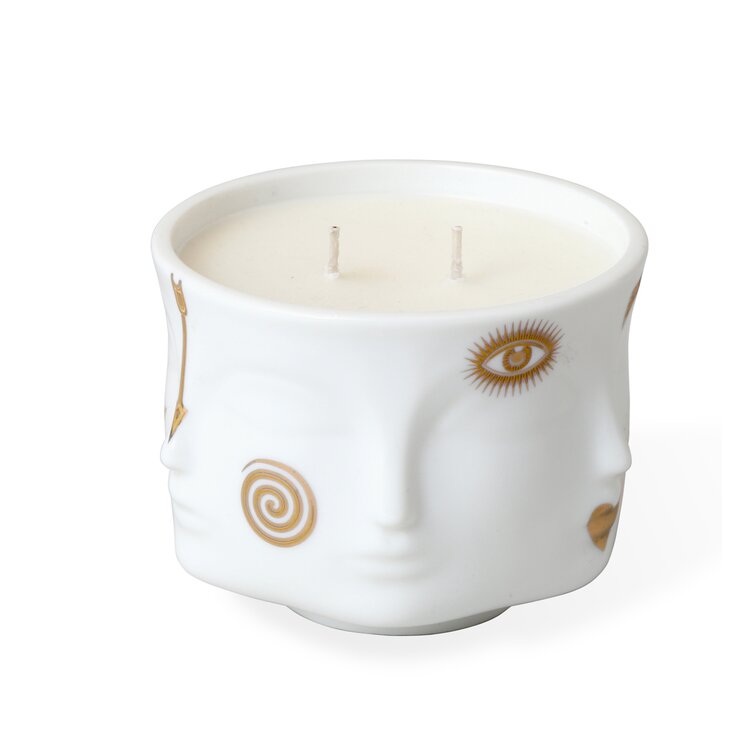 Jonathan Adler Muse Gilded Scented Designer Candle with Ceramic